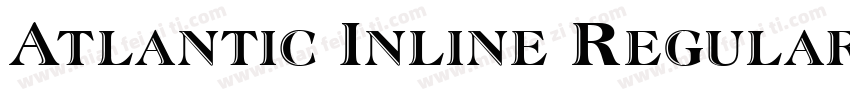 Atlantic Inline Regular字体转换